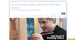 Desktop Screenshot of oilpaintingdvd.com